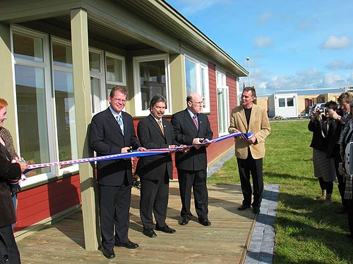 A model home constructed by Icelandic contractor SG-Hus, using Newfoundland and Labrador products and technology