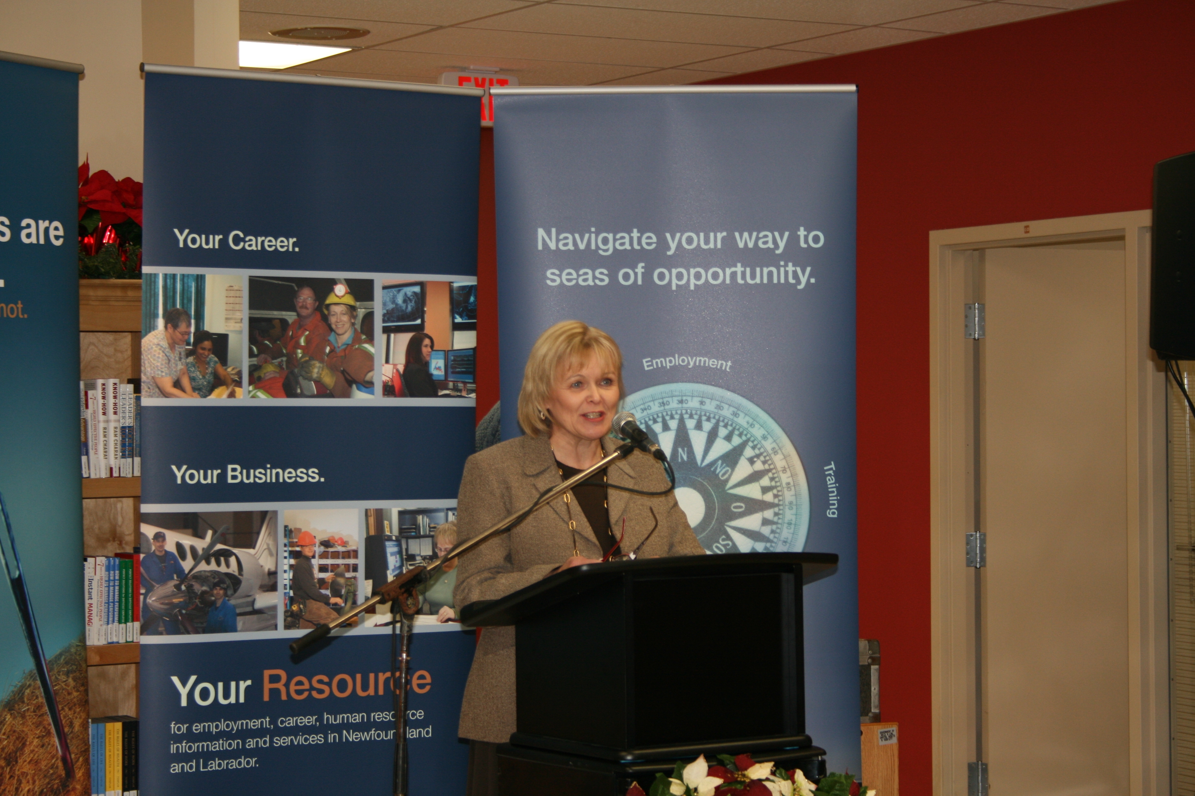 The Honourable Susan Sullivan, Minister of Human Resources, Labour and Employment