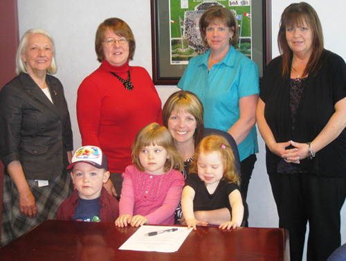 Signing the proclamation for Early Childhood Educators’ Week