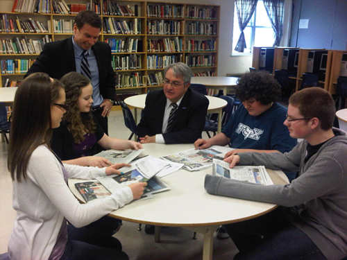 Support Continues for Newspaper in Education Program