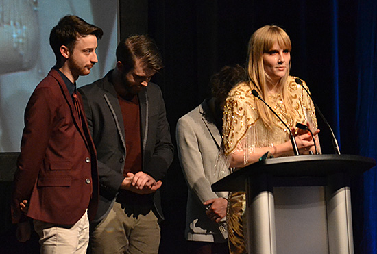Repartee, a synth-pop band, took home five awards at last night's Music Newfoundland and Labrador Awards Gala in St. John's. They won every award for which they were nominated. October 14, 2012