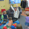The Honourable Paul Davis, Minister of Child, Youth and Family Services, marks National Child Day by participating in a play group hosted by Family and Child Care Connections in St. John's  - November 20, 2013