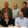 The Honourable Kathy Dunderdale and her Cabinet gather for meetings in Bonavista, July 17 and 18. The Premier and Cabinet Ministers are joined for the photograph by Glen Little, MHA for Bonavista South.