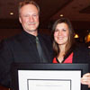 Janeil Parrott the province�s first female professional surveyor and her father Neil Parrott.