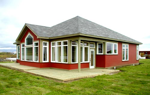 A model home constructed by Icelandic contractor SG-Hus, using Newfoundland and Labrador products and technology