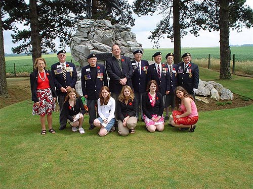 Back row - Deputy Minister Barbara Knight, Veterans Hayward Lodge and Gerald Bradbury, Minister Tom Marshall, Veterans Joseph Miller and Raymond Randell, Royal Canadian Legion Provincial Command representatives Juanita Russell and Hedley Smith