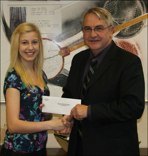 2011 Fisheries and Aquaculture Scholarship recipient