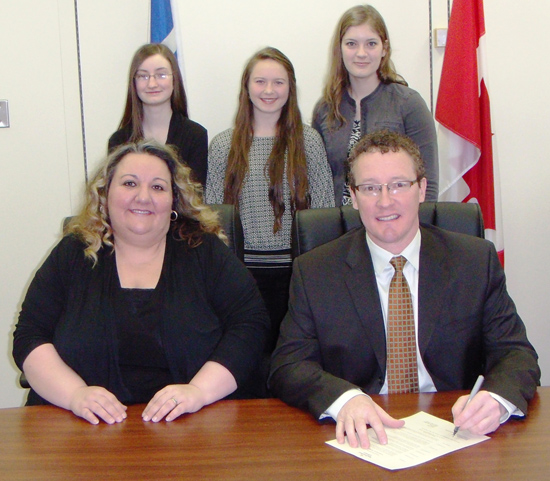 Proclamation Signing For Youth Science Month