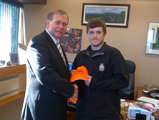Winner of the 2012 Youth Hunting and Fishing Exchange Program