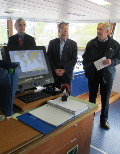 Dr. George Rose, Honourable Darin King, Glenn Blackwood