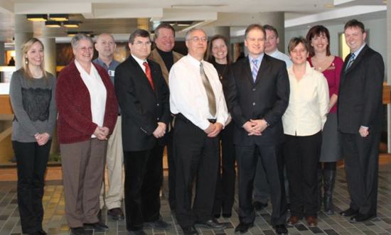 Minister Hutchings joins representatives from local co-operatives