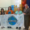 Port de Grave MHA Glenn Littlejohn and Education Minister Clyde Jackman join Sherry Gambin-Walsh, centre, and staff at Coley's Point Primary for the presentation of the Newfoundland and Labrador Association of Community Living's 2012-13 Inclusive Education Award. 


